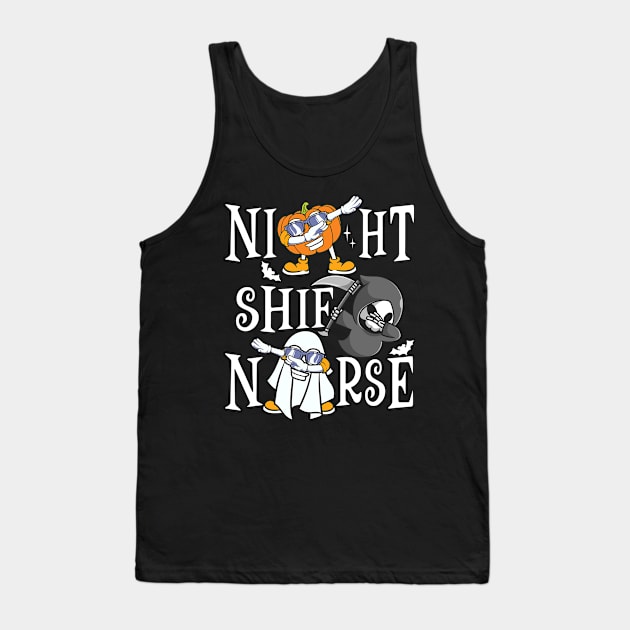 Night Shift Nurse Tank Top by Etopix